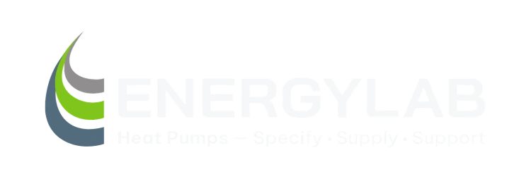 Energy Lab logo. Powering Net Zero By Design