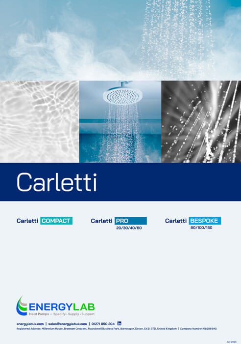 Carletti Range catalogue cover
