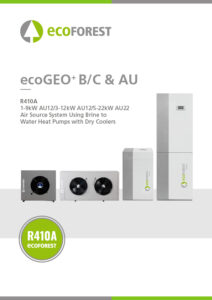ecoGEO+ B/C & AU brochure cover
