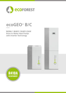 ecoGEO+ B/C R410A brochure cover